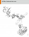 Stihl MS 201 Gasoline Chainsaw Spare Parts